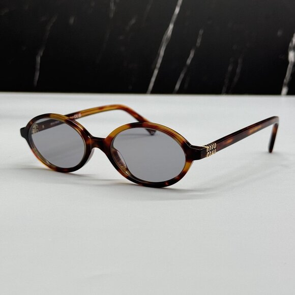 NEW MIU MIU MU04ZS 21C40O SUNGLASSES HAVANA/GRAY WOMEN MU 04ZS, SMU 04Z